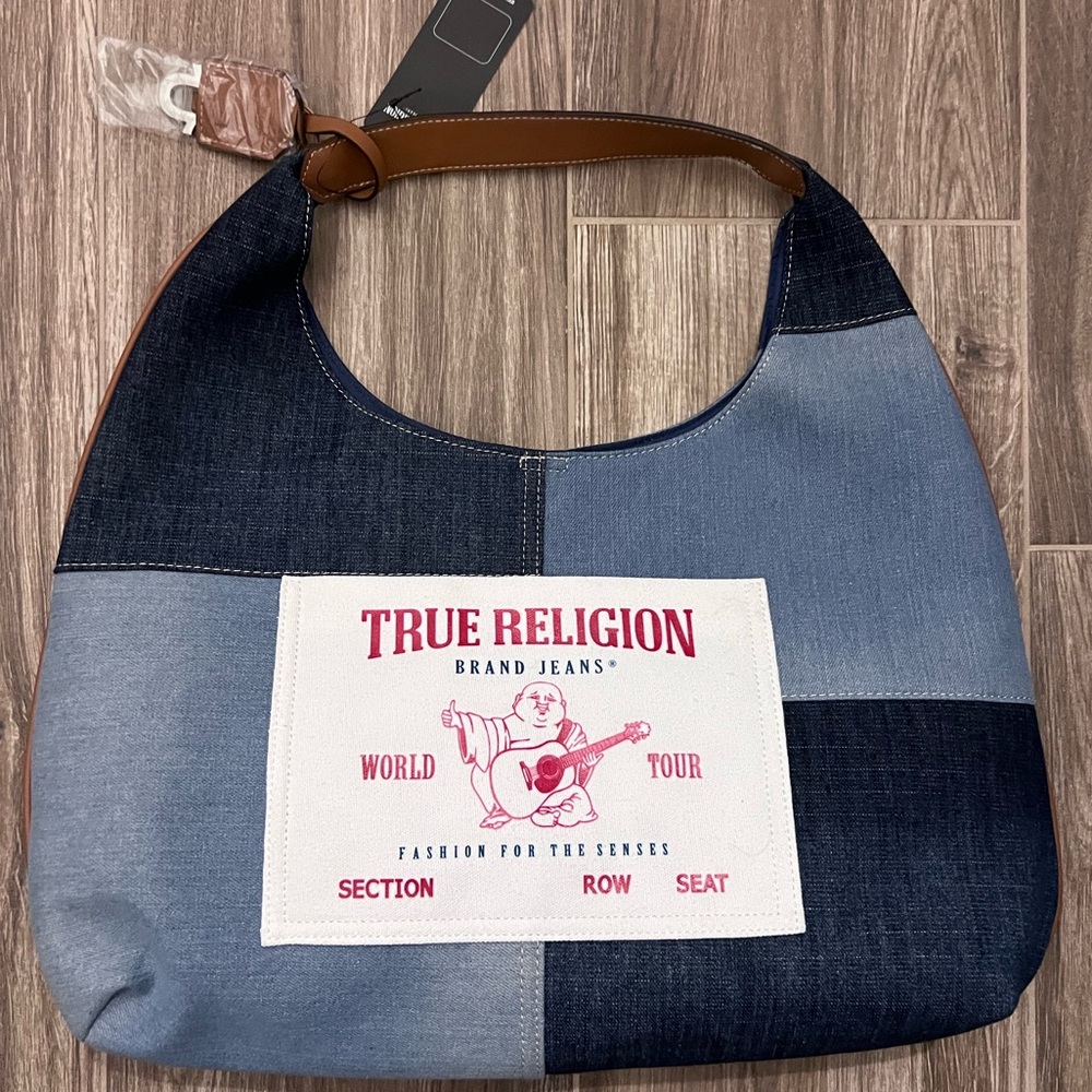 NEW True Religion Denim Hobo Handbag